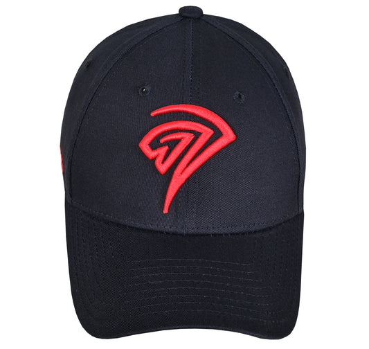 STG Cap New Yorker Style Black with red embroidery