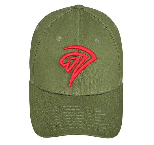 STG Cap New Yorker Style Army with red embroidery