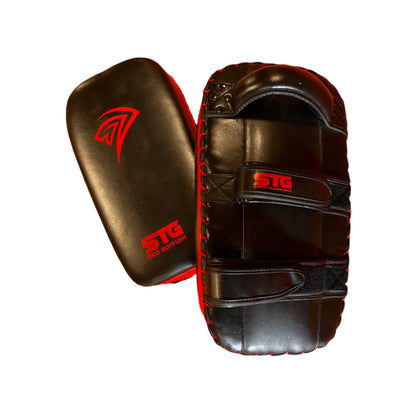 STG Leather Thai Pads Red Edition Pair